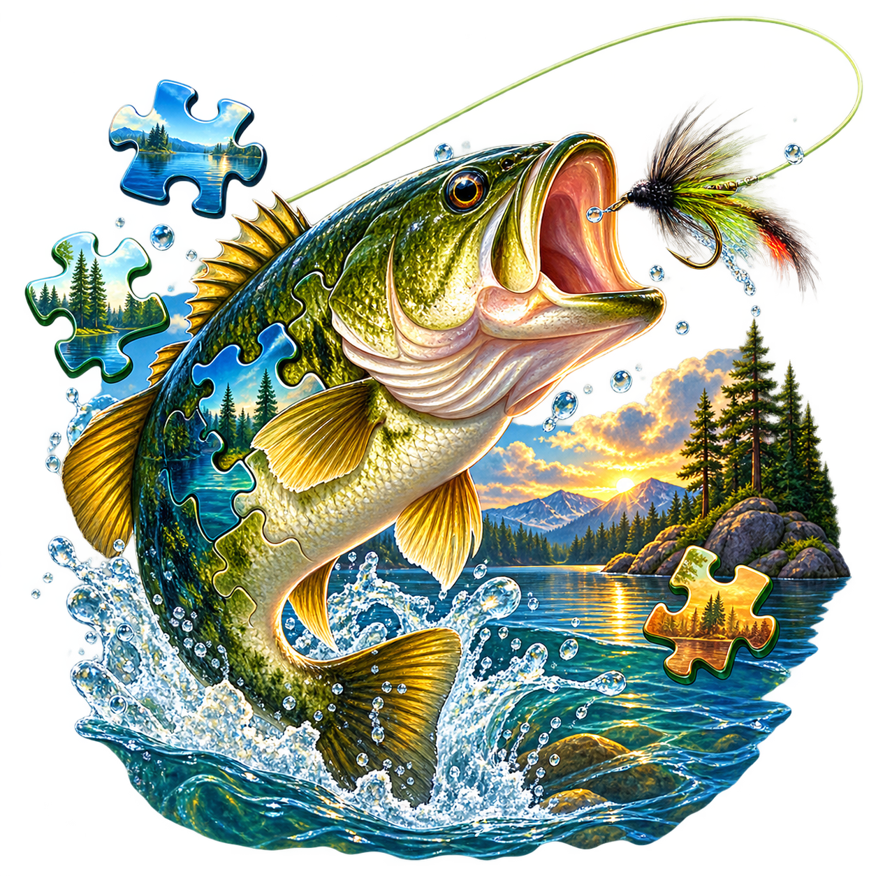Angler's Jigsaw logo
